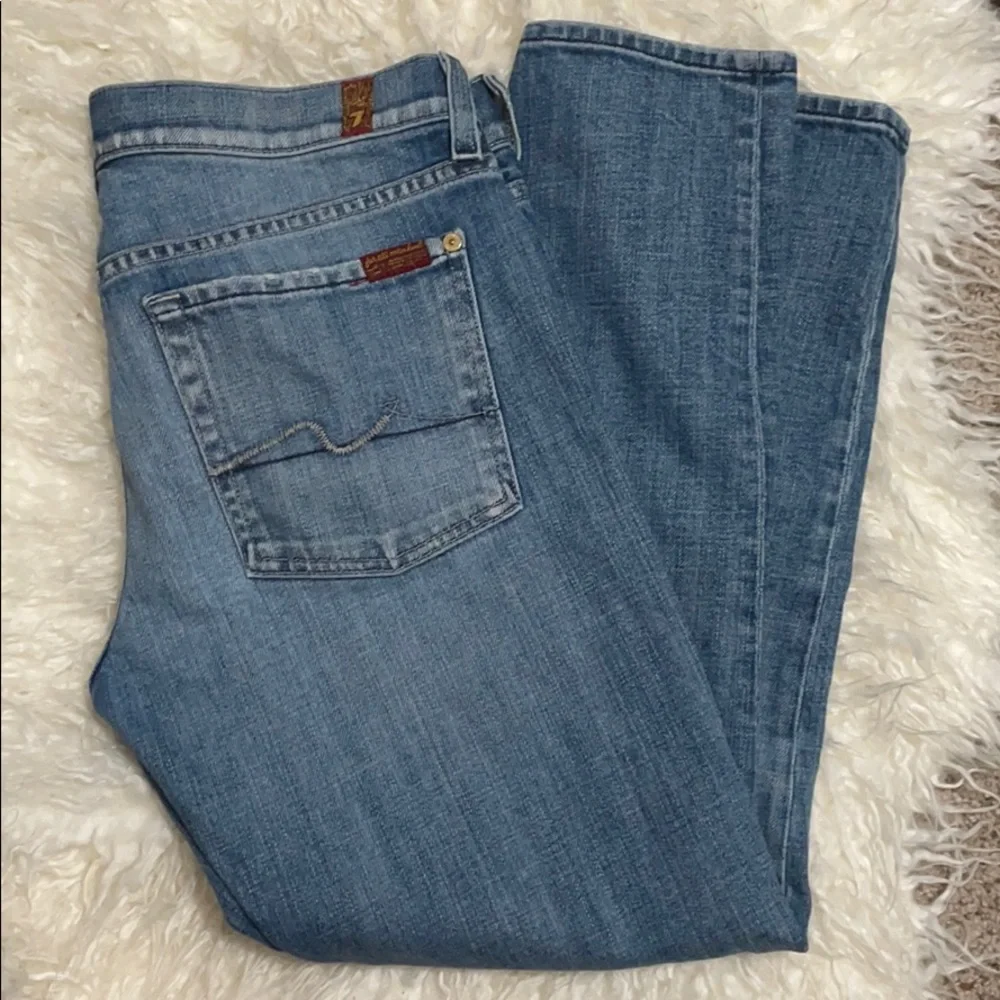 7 for all Mankind Josefina Skinny Boyfriend Jeans Relaxed Light Wash
